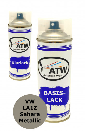 Autolack für VW LA1Z Sahara Metallic +400ml Klarlack Set